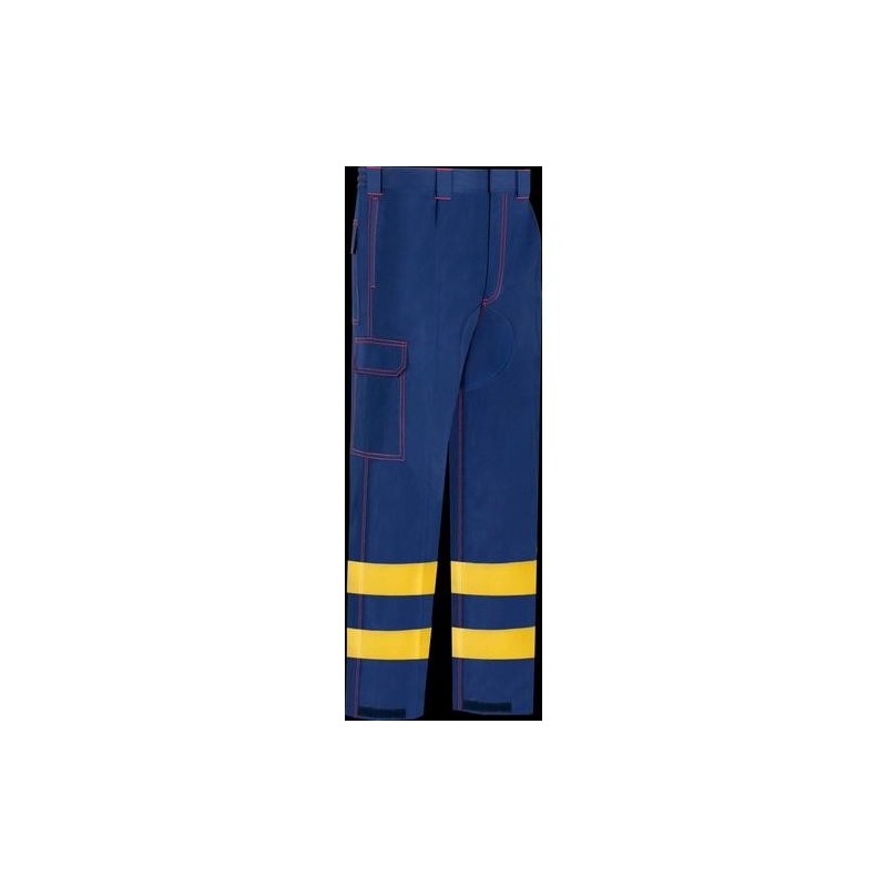 PANTALON AV AZUL/AMARILLO L3000 T-54 PPAV-42-AMT54