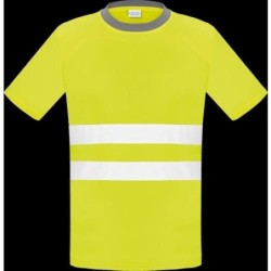 CAMISETA A.V. AMARILLO MANGA CORTA L3000 XXL