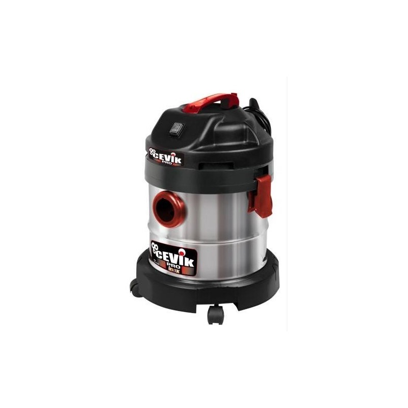 ASPIRADOR 20L.1200W. INOX SOLIDOS/LIQ. CE-PRO20X