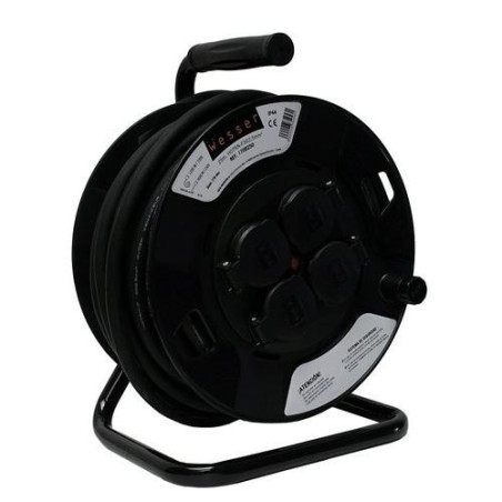 TAMBORES CABLE C/TAPA  25M H07RN-F3G2.5 270MM IP44