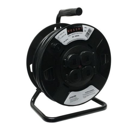 TAMBORES CABLE C/TAPA 40M H05VV-F3G2.5  1300W IP44