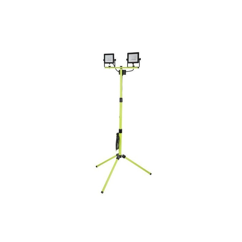 PROYECTOR LED DOBLE TRIPODE ECO NEGRO 2400LM 2X30W