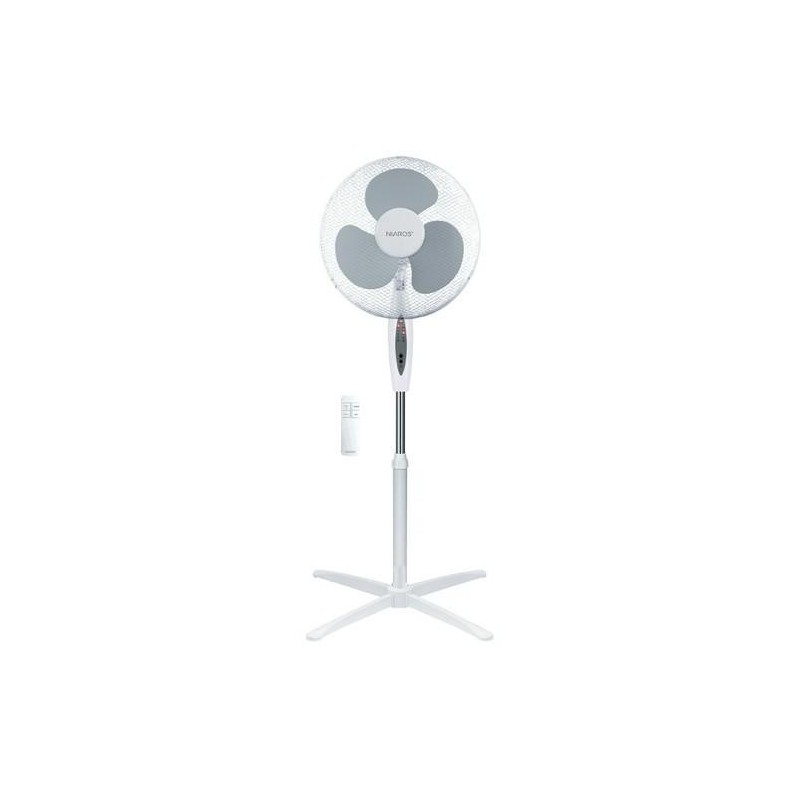 VENTILADOR PIE NAMETIL C/MANDO Y TEMP 43CM 45W BL