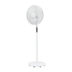 VENTILADOR PIE 40CM ALT. 125CM 50W S/MANDO BLANCO