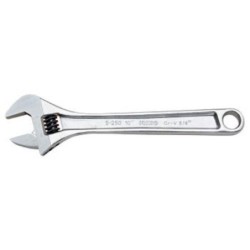 LLAVE AJUSTABLE MOLETA CENTRAL CROMADA 6