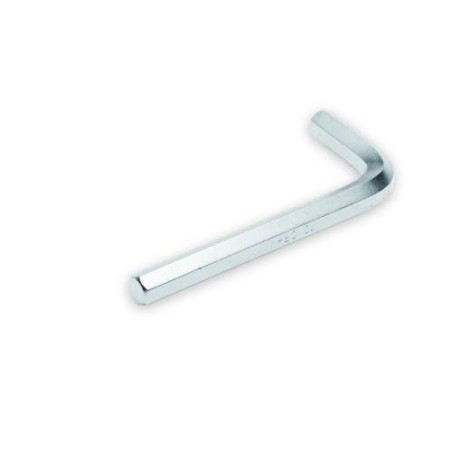 LLAVE ALLEN HEXAGONAL CORTA CROMADA 6MM