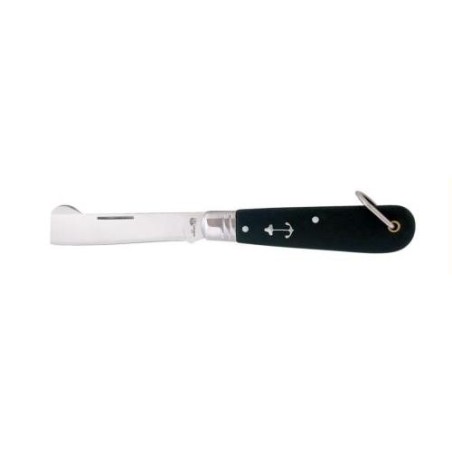 NAVAJA MARINERA INOX PUNTA INJERTAR HOJA 8 CMS.