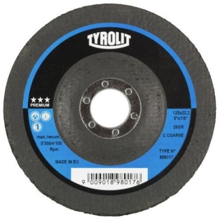 DISCO DE LIMPIEZA 28 VL GR 125X22,2 898017