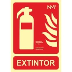 CARTEL PVC 21X30 EXTINTOR