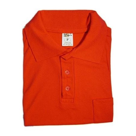 POLO GRANITO TECMAN CON BOLSILLO ROJO XXL