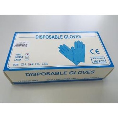 GUANTE VINILO DESECHABLE TALLA S (CAJA-100) PC4659